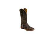 Horse Power Western Boots Mens Leather Cowboy 11.5 EE Moka HP1082