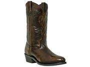 Laredo Western Boots Men Paris Cowboy Round Toe 9.5 D Antique Tan 4214