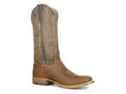 Anderson Bean Western Boots Mens Square Toe 11.5 EE Tobacco Yeti S1106