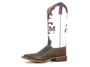 Horse Power Western Boots Mens Leather Cowboy Texas A M 9 EE HP1058