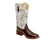 Ferrini Western Boots Mens Anteater Exotic 9.5 D Brown Pearl 42393 09