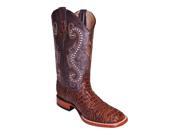 Ferrini Western Boots Mens Caiman Gator Cowboy 9 D Sport Rust 40393 23
