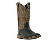 Laredo Western Boots Men Lodi Roper Square Toe 10.5 EW Black Sand 7877