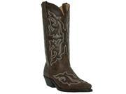 Laredo Western Boots Womens Leather Runaway 6 W Gaucho Nutty Mule 5404