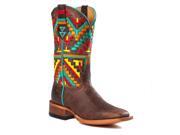 Johnny Ringo Western Boots Womens Cowboy 10 B Bone Blue JR922 39C