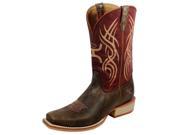 HOOey Western Boots Womens Cowboy Square 8 B Bomber Brown WHY0003