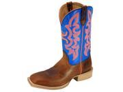 HOOey Western Boots Boys Girls Cowkids Square 4 Youth Cognac YHY0001