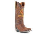 Gameday Boots Mens Western Wyoming Cowboys 10 D Brass WY M147 1