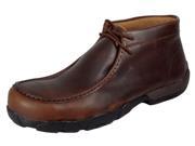 Twisted X Work Shoes Mens CT Driving Mocs 9.5 M Brown MDMCT01