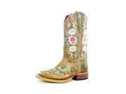 Macie Bean Western Boots Girl Cowboy Floral Rose Garden 9 Child MK9012