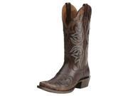 Ariat Western Boots Womens Leather Haven Wingtip 8 B Maple 10014090