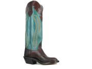 Olathe Western Boots Mens Cowboy Buckaroo Saddle Vamp 9 D Brown 2212