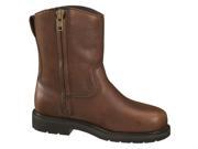 Thorogood Work Boots Mens Side Zip Steel Toe 9 M Brown 804 4132