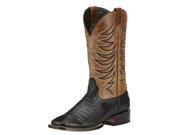 Ariat Western Boots Mens Fire Catcher 11 D Black Caiman Belly 10016260