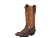 Ariat Western Boots Womens Round Up Leather 8.5 B Acorn Tan 10016321