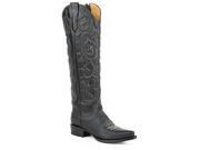 Stetson Western Boots Womens Blair Zip 7.5 B Black 12 021 9105 1210 BL
