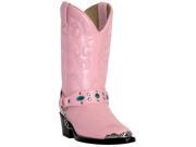 Laredo Western Boots Girls Kids Little Concho 13.5 Child Pink LC2212