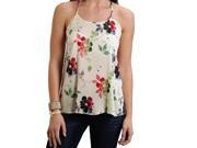 Stetson Western Shirt Womens Tank Floral L Cream 11 052 0590 0642 WH