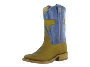 Anderson Bean Western Boots Boys Kids Show Pig 2 Child Tan K7055