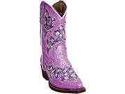 Laredo Western Boots Girl Glitterachi Cowboy 12.5 Child Glitter LC2235