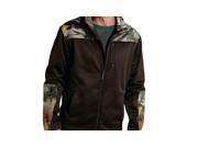 Roper Western Jacket Mens Fleece Zip Camo XL Brown 03 097 0692 0512 BR