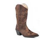 Roper Western Boots Womens Glitter 6.5 B Brown 09 021 1556 0880 BR