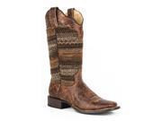 Roper Western Boots Womens Vintage 9 B Brown 09 021 7022 0788 BR