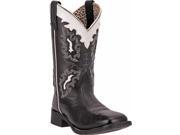 Laredo Western Boot Women 11 Collar Broad Square 8 M Black White 5670