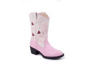 Roper Western Boots Girls Butterfly 12 Child Pink 09 018 1201 1215 PI