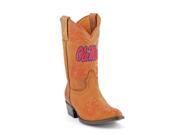 Gameday Boots Girls U Of Mississippi 12.5 Child Honey MS G049 1