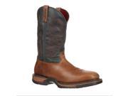 Rocky Western Boot Mens 12 Long Range WP 11.5 WI Brown Navy FQ0008656
