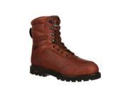 Rocky Outdoor Boots Men Brute Waterproof Insulated 8.5 M Brown RKS0185