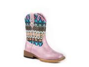 Roper Western Boots Girl Aztec 5 Infant Pink 09 017 1901 0968 PI