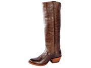 Macie Bean Western Boots Womens Gretchen Crocolate 7.5 M Brown M3016