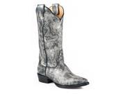Stetson Western Boots Womens 13 Vintage 7 B Gray 12 021 6105 0933 GY