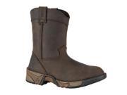 Rocky Western Boot Boys Aztec Pull Wellington 11 Child Brown FQ0003638