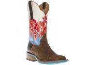 Cinch Western Boots Womens Cowboy Edge Aloha Square 6 B Brown CEW136