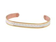 Sabona Jewelry Mens Womens Bracelet Copper Magnetic S Gold Silver 523