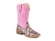 Roper Western Boot Girls Kid Glitter 10 Child Pink 09 018 1901 0192 PI