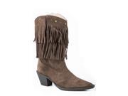 Roper Western Boots Womens Short Stuff 8.5 B Brown 09 021 0925 0214 BR