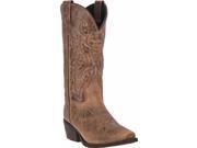 Laredo Western Boots Womens 11 Crackle Snip Toe 9 M Taupe 51047