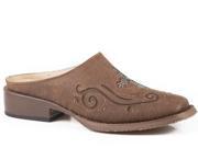 Roper Western Shoes Womens Mule Bling 7 B Brown 09 021 1930 0418 BR