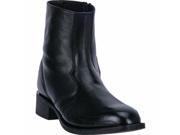 Laredo Western Boots Mens Cowboy 7 Zipper 9.5 D Black Goat 62009