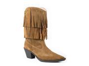 Roper Western Boots Women Short Stuff 9 B Tan 09 021 0925 0215 TA