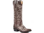 Stetson Western Boots Womens Vintage 7.5 B Brown 12 021 6115 0950 BR