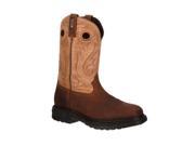 Rocky Western Boots Mens Original Ride CT WP 11.5 W Brown RKW0134