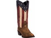 Laredo Western Boots Womens 11 Crackle Snip Toe 11 M Patriot 52165