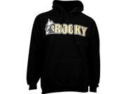 Rocky Sweatshirt Mens Outerwear L S Logo Hoodie 2XL Black LW00059