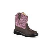 Roper Western Boots Girls Cheetah 13 Child Brown 09 018 1531 0869 BR
