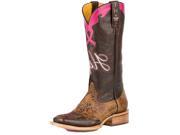 Tin Haul Western Boot Womens Hope Strong 7 B Brown 14 021 0007 1222 BR